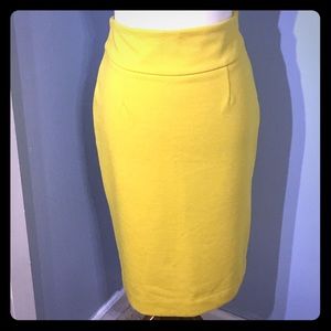 Grace Elements Yellow Pencil Skirt
